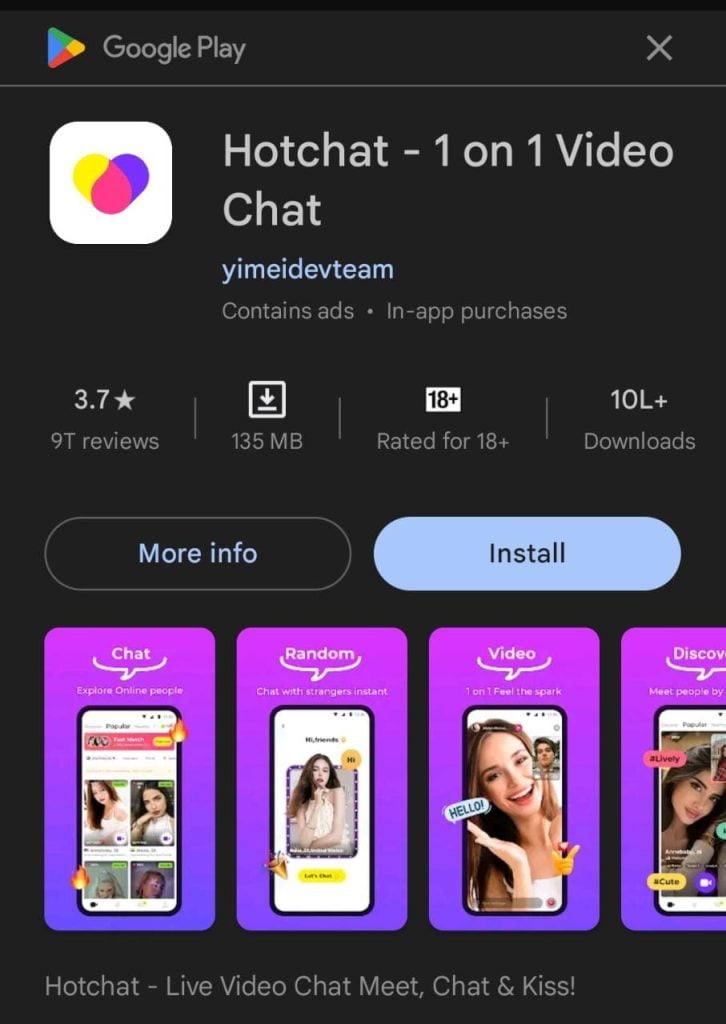 Hot Chat – 1 on 1 Video live Chat
