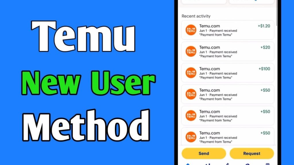 How to become new user on Temu